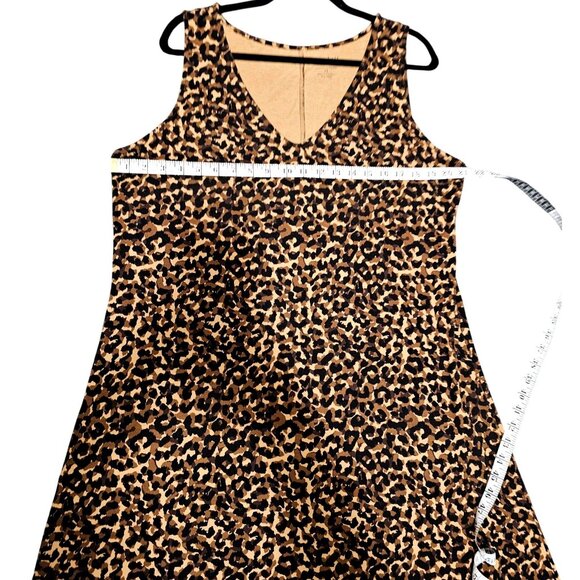 Kate Hill Woman Sleeveless Animal Print Dress 1X - Picture 8 of 8